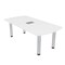 Skutchi Designs 33.5 in W, 69.5 in L, 29 in H, Engineered Wood Top, White H-AREC-3470-PT-EL-09 - alternate 1